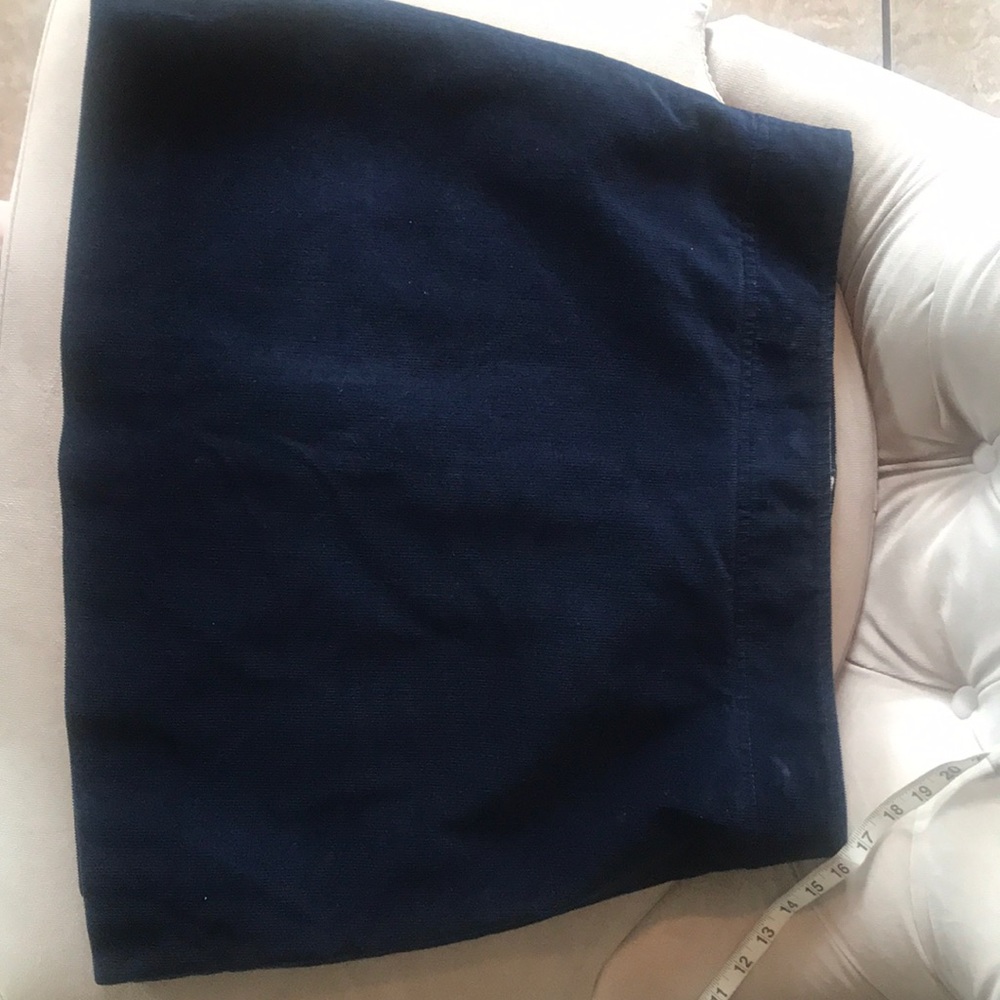 J.CREW navy corduroy skirt size 16.